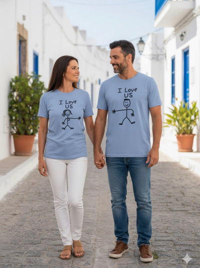 I Love Us — Couples Tee Set (His & Hers)