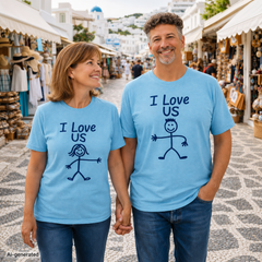 I Love Us — Couples Tee Set (His & Hers)