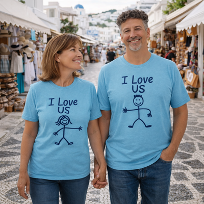 I Love Us — Couples Tee Set (His & Hers)