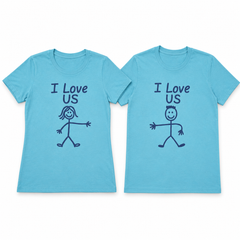I Love Us — Couples Tee Set (His & Hers)