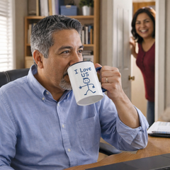 "I Love Us" Couples coffee Mug (His)(11oz)