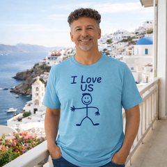 I Love Us—HIS Tee (Bella+Canvas 3001)