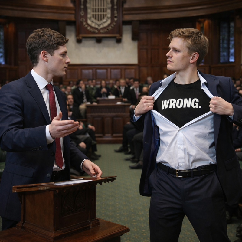 WRONG. — Blunt Statement Tee (Bella+Canvas 3001)